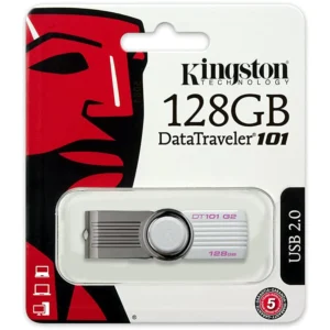 Pendrive Kingston 128 GB DataTraveler 101 G2 – Blanco