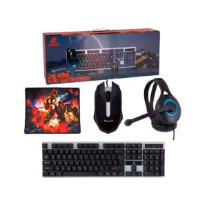 Combo Gamer Teclado + Mouse + Auriculares + Pad Jeqang – RGB