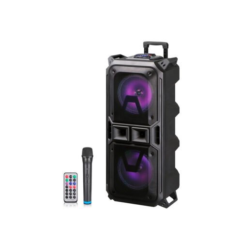 PARLANTE PORTABLE 8¨X2 (BT/USB/TF/AUX) LT-2801XBT