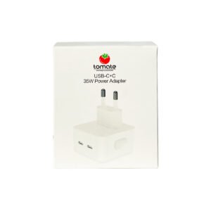 Cargador 35W Tomate Doble USB-C / (T-CH004)