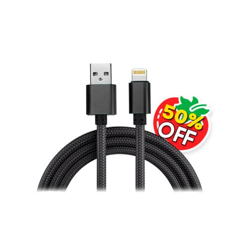 Tomate Promo 50% Off 2x1 en Cable USB Acordonado a Lightning