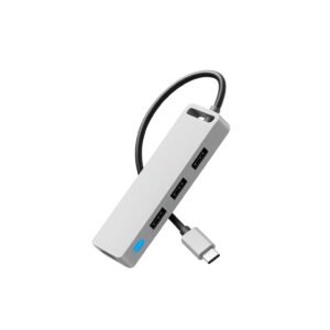 ADAPTADOR HUB TIPO C / 4 EN 1 / 1 USB 3.0 + 3 USB 2.0