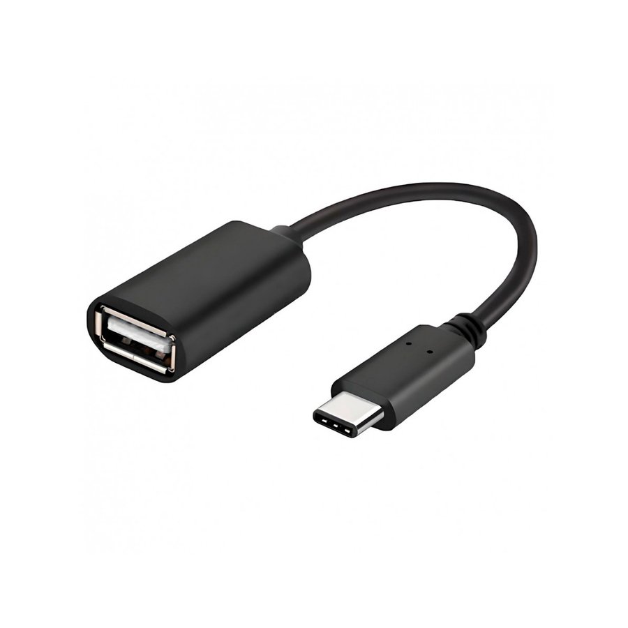 CABLE OTG USB TIPO C - Negro y Blanco