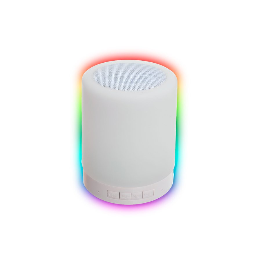 PARLANTE BLUETOOTH LUZ LED COLORES