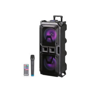 PARLANTE PORTABLE 8¨X2 (BT/USB/TF/AUX) LT-2801XBT