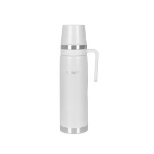 TERMO AC. INOX C/TAPA MATE 1LITRO ZENIT BLANCO ZF3W