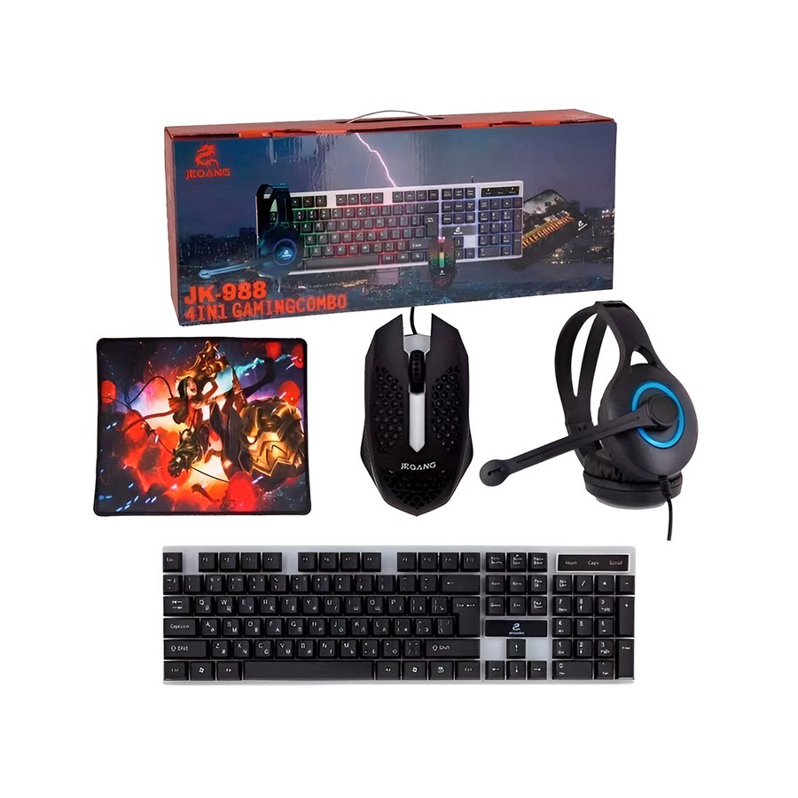 COMBO JEQANG JK-988 4 N 1 USB LED GAMIN GCOMBO GB/T 26245-20