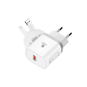 CARGADOR W + CABLE T-CH010 TOMATE - LIGHTNING