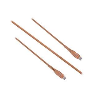 CABLE IPLACE USB-C A USB-C 1.2MTS MARRÓN