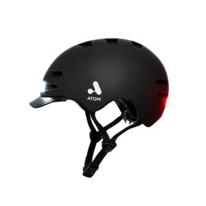 CASCO ATOM LUZ FRONTAL Y TRASERA TALLE M