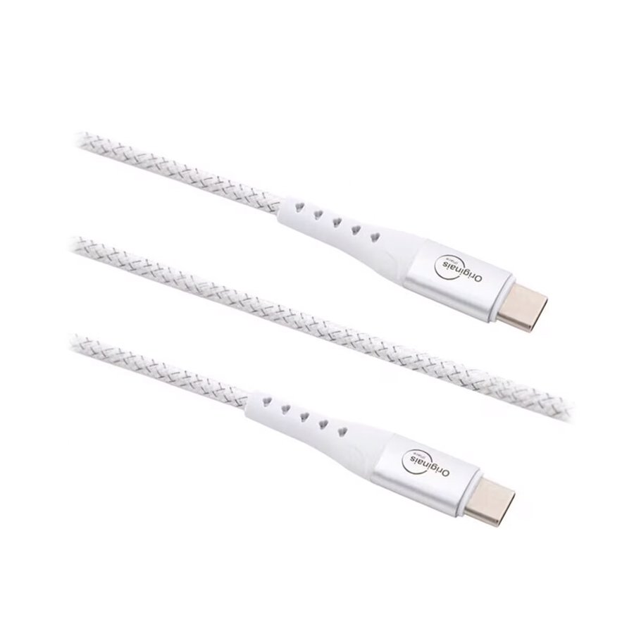 CABLE IPLACE USB-C A USB-C 1.2MTS BLANCO
