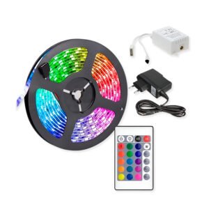 TIRA LUCES LED CINTA 8mmX5M CON CONTROL