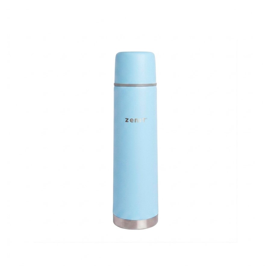 TERMO AC. INOX ZENIT BALA 1LITRO CELESTE PASTEL Z100XZC