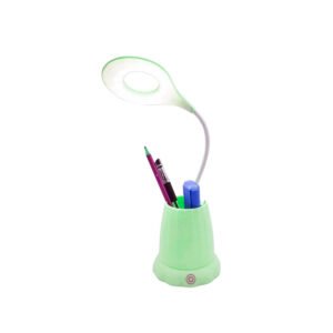 LAMPARA TACTIL FLEXIBLE CON PORTALAPICES RECARGABLE
