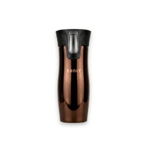 BOTELLA AC.INOX 500ML ZENIT MARRÓN ZTI 1041DM