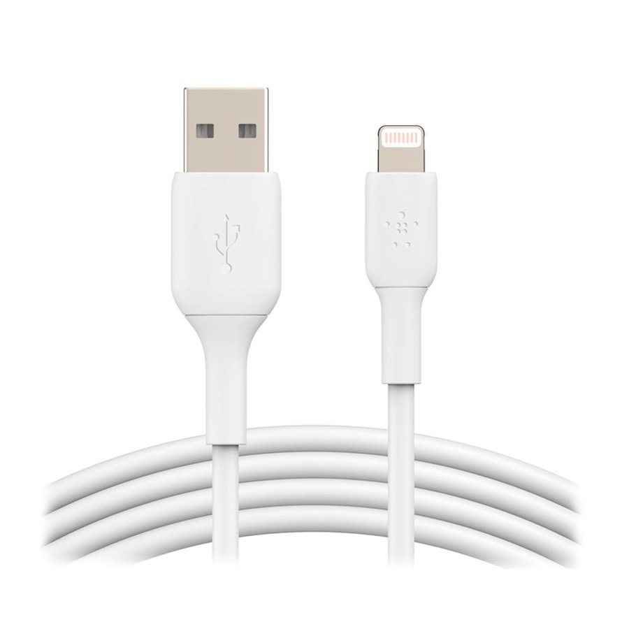 CABLE COMAPTIBLE USB - LIGHTNING 2 MTS BLANCO JK
