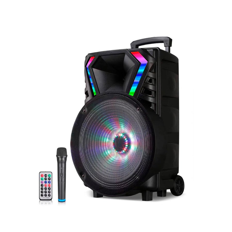 PARLANTE PORTABLE 15¨+ MICRO+ CONTROL LT-1517BT C/RUEDAS