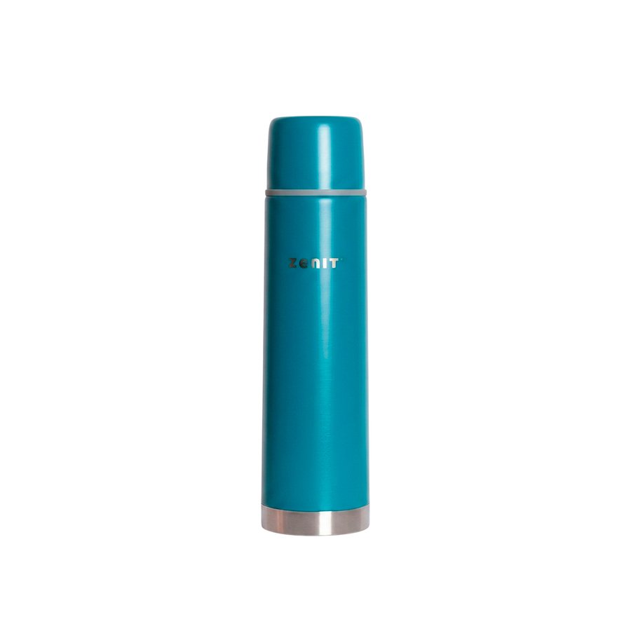 TERMO AC. INOX ZENIT BALA 1LITRO AZUL PETROLEO Z100XZAP