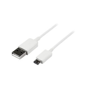 CABLE DATOS MICRO USB 1 METRO BLANCO BULK JK