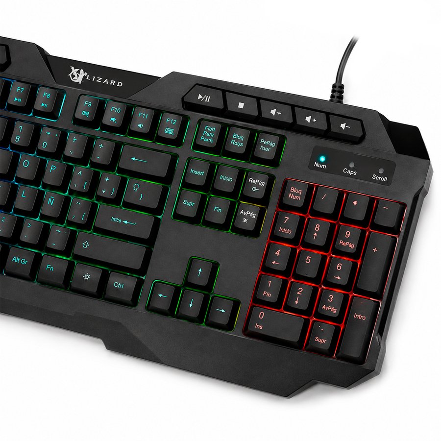 TECLADO GAMER X-LIZZARD USB XZZ TE 02