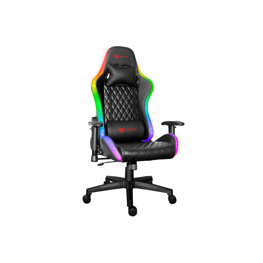 SILLA GAMER XZZ-SG-04 - X-LIZZARD CON LUCES RBG