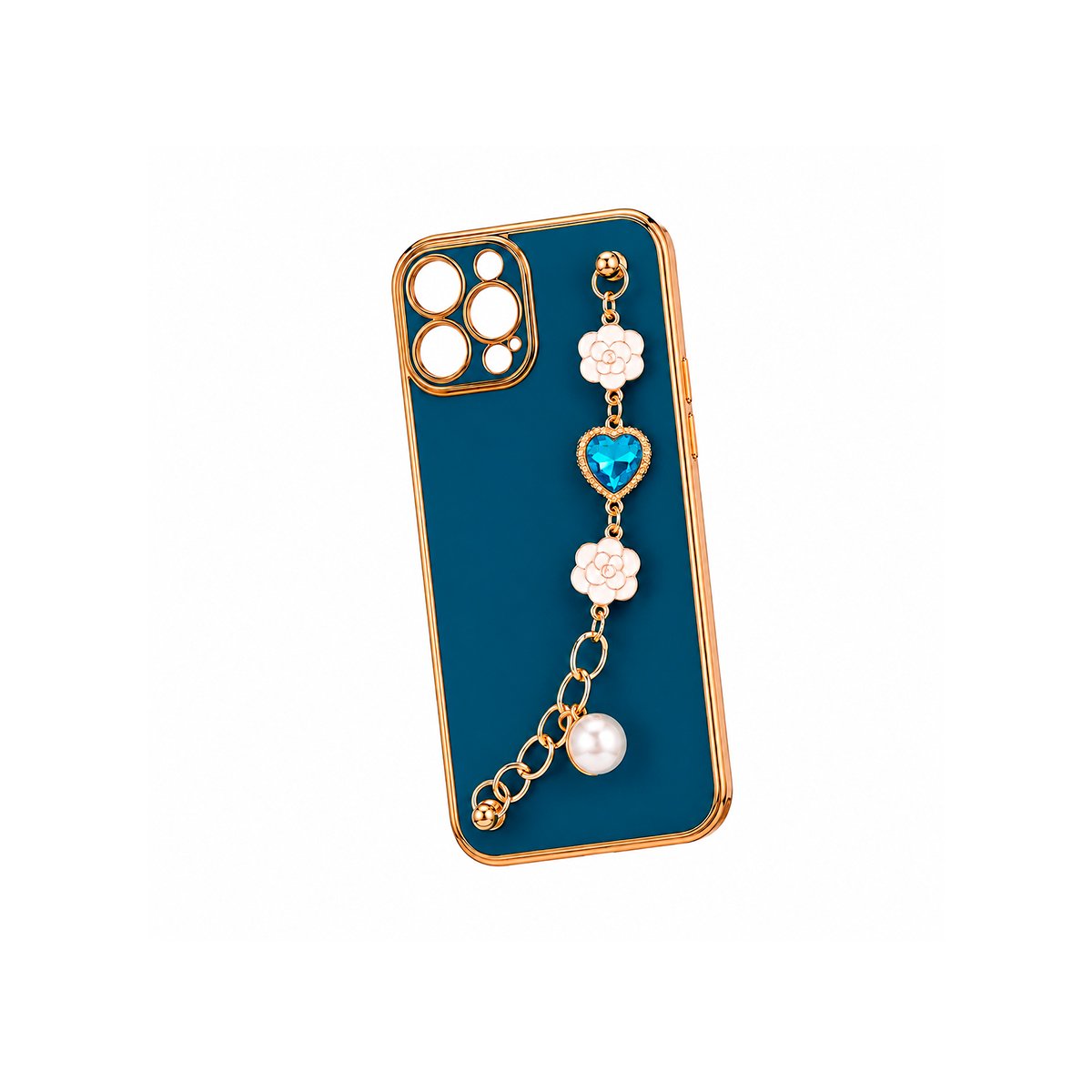 Case TPU Con Cadena - Azul