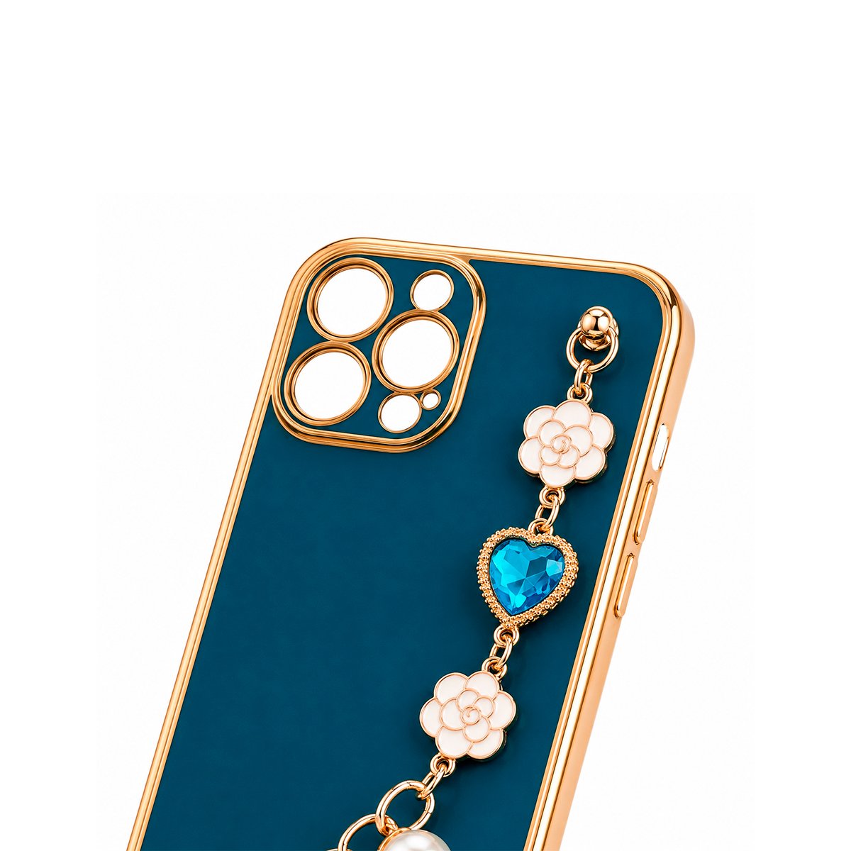 Case TPU Con Cadena - Azul