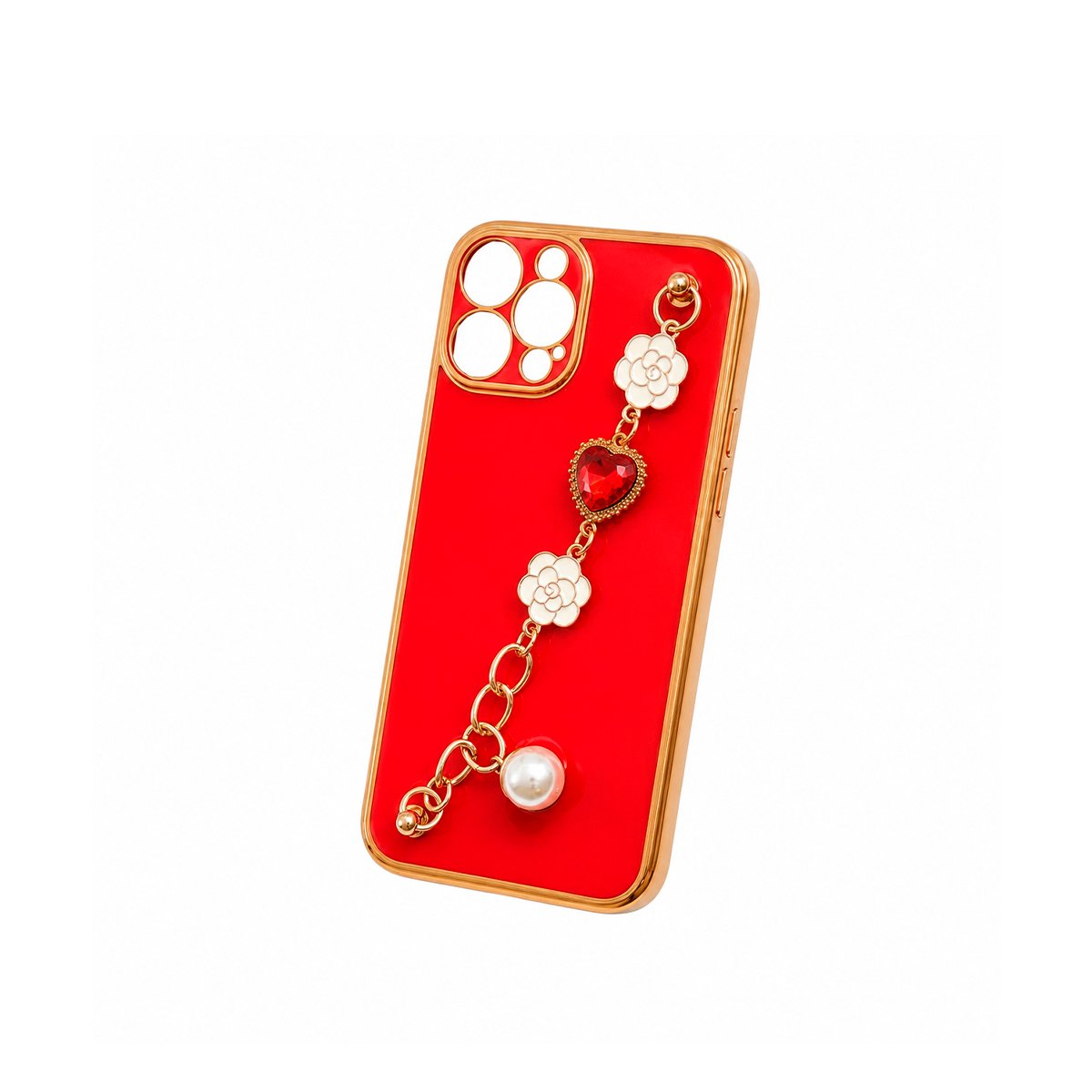 Case TPU Con Cadena - Roja