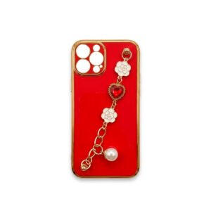 Case TPU Con Cadena - Roja