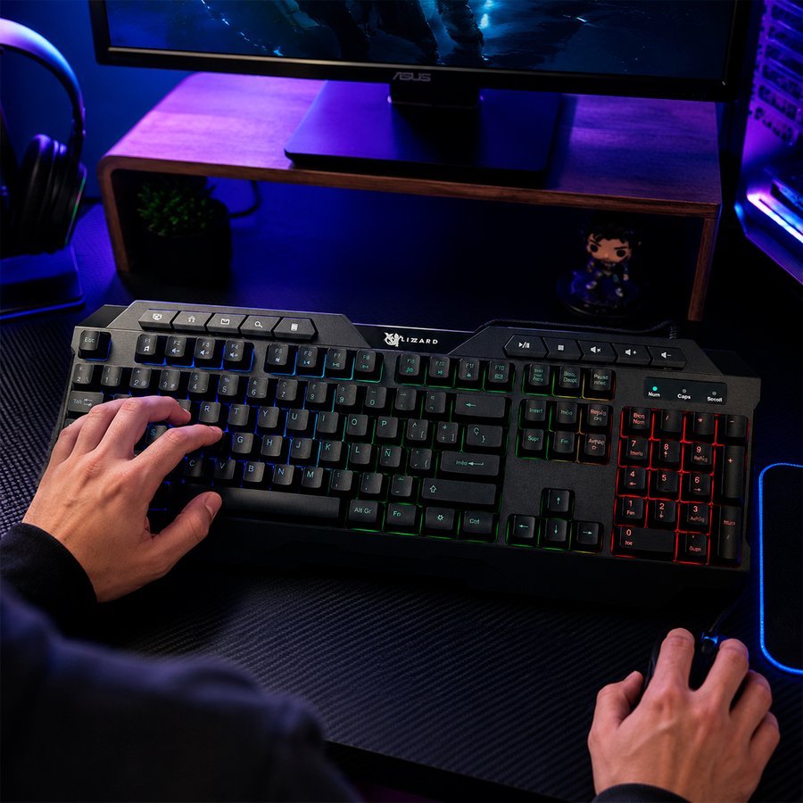 TECLADO GAMER X-LIZZARD USB XZZ TE 02