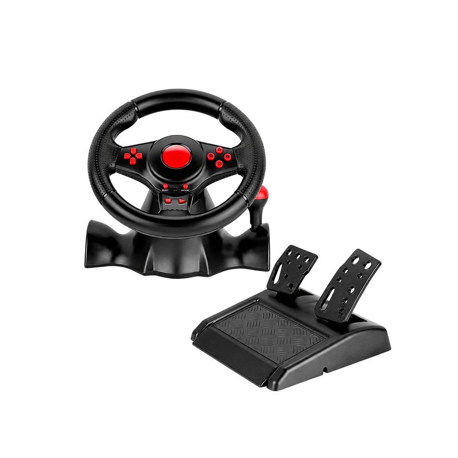 VOLANTE Y PEDALERA GAMER/ XZZ-VO-01 / X-LIZZARD