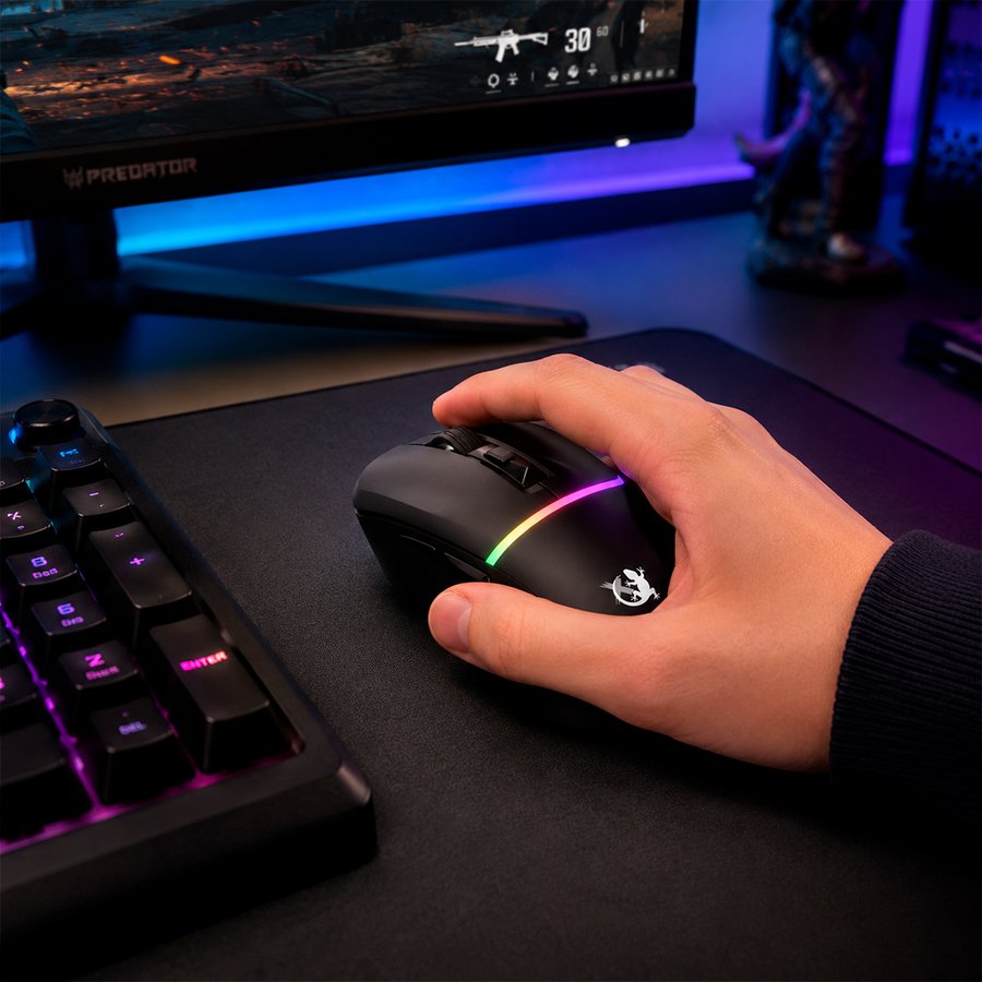 MOUSE/GAMER  DUAL XZZ-MO-04 / INALAM/CAB X-LIZZARD