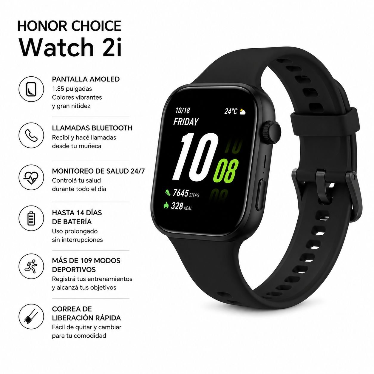 HONOR WATCH 2i BLACK