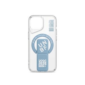 Case Transparente Con Soporte - Azul Patel
