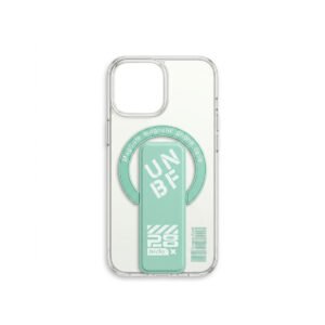 Case Transparente Con Soporte - Verde
