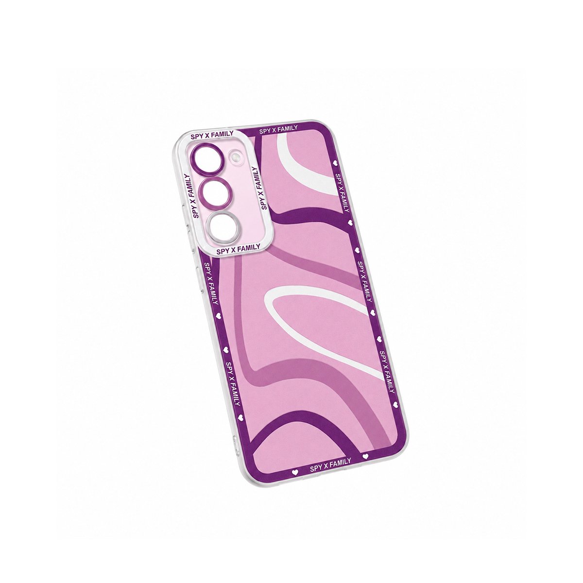 Case TPU Figuras - Lila Abstracto