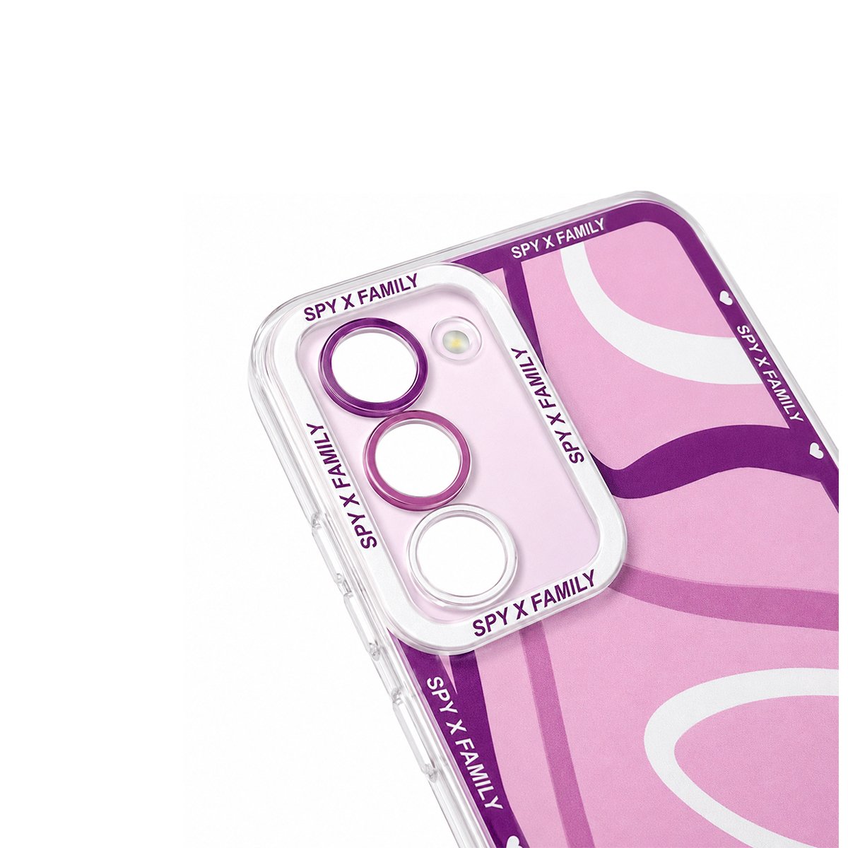 Case TPU Figuras - Lila Abstracto