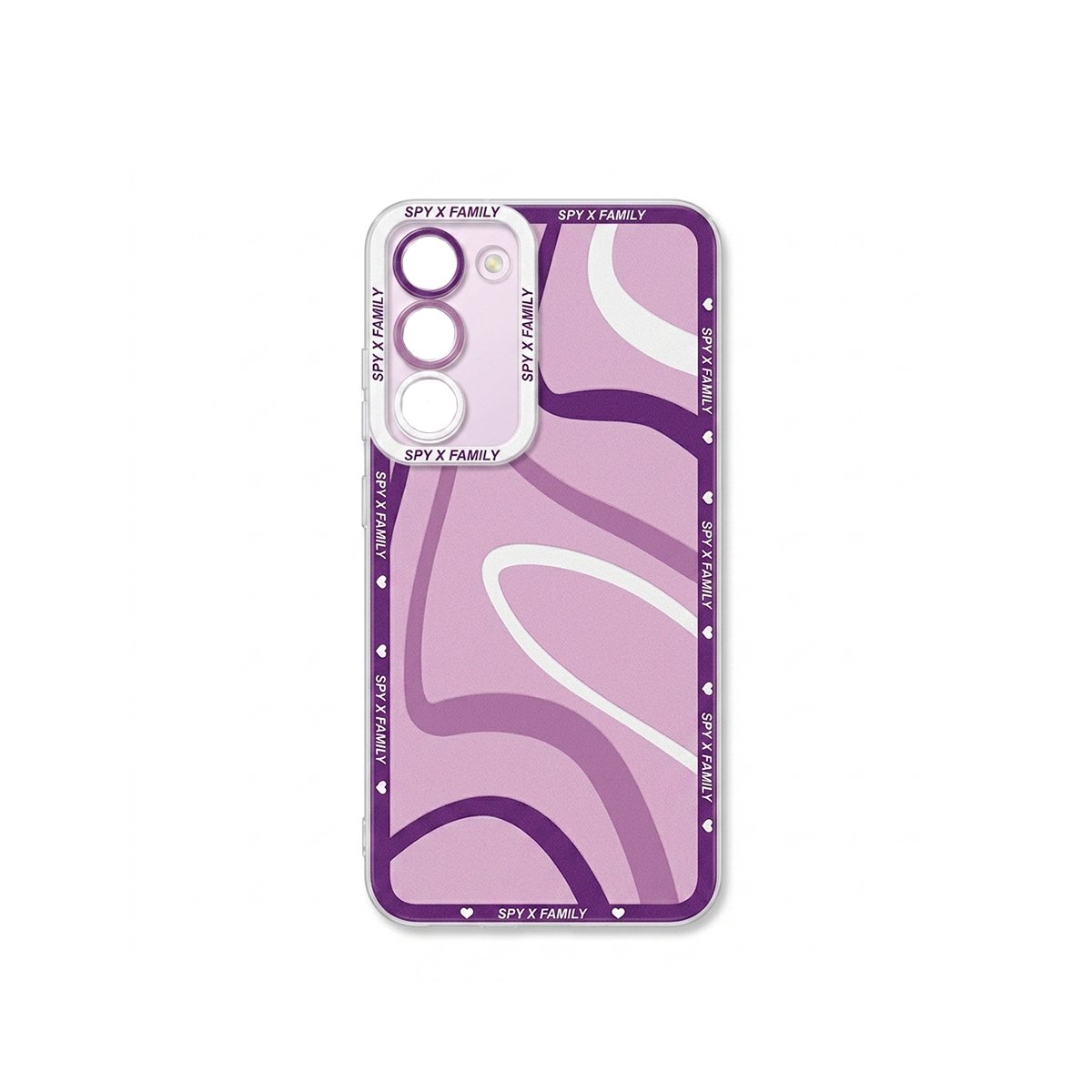 Case TPU Figuras - Lila Abstracto