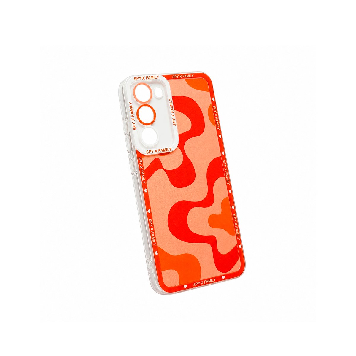 Case TPU Figuras - Naranja Floral