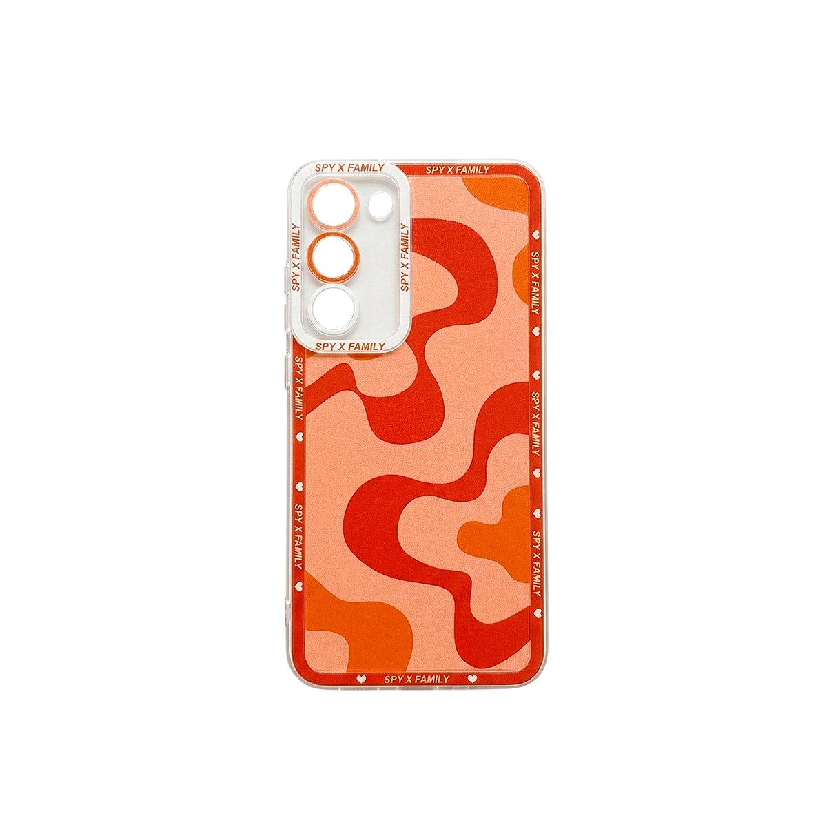 Case TPU Figuras - Naranja Floral