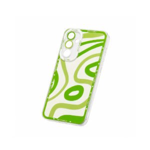 Case TPU Figuras - Verde Abstracto