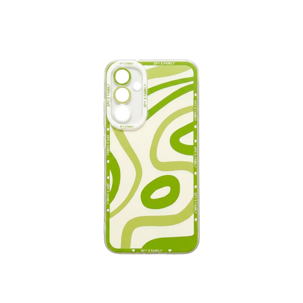 Case TPU Figuras - Verde Abstracto