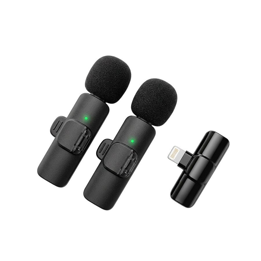SET DOS MICROFONOS SOLAPEROS K9 IOS INALAMB