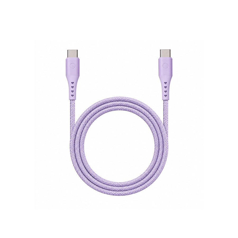 CABLE IPLACE USB-C A USB-C 1.2MTS LILA