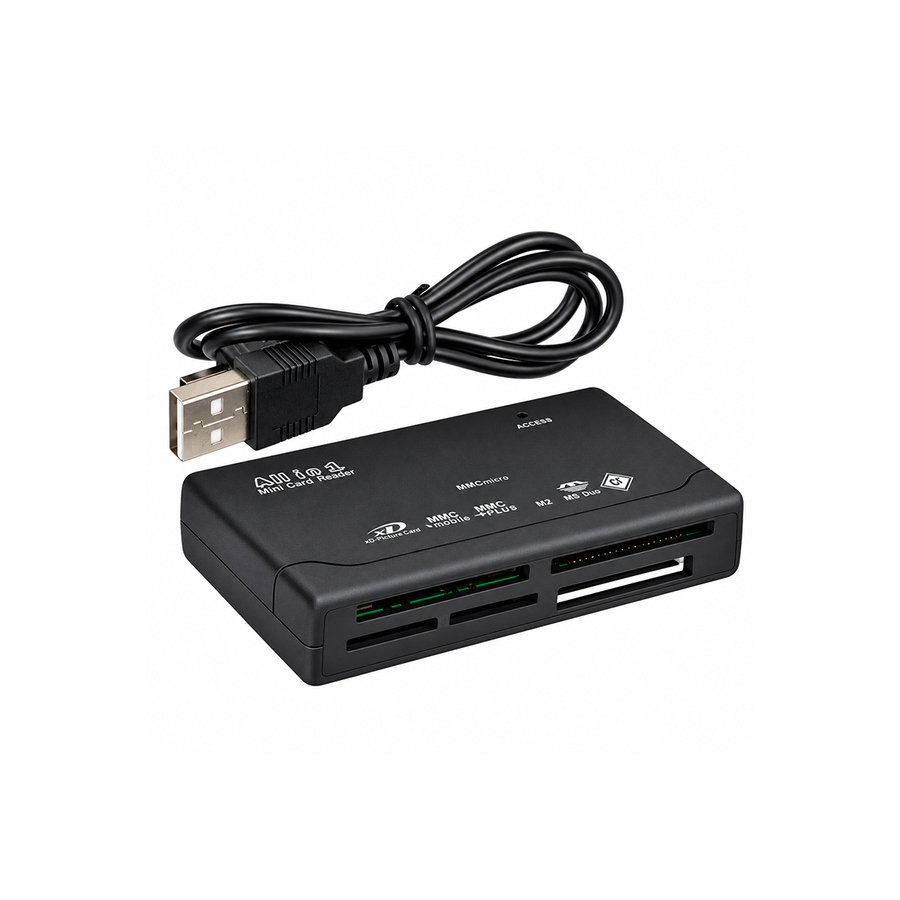 LECTOR DE MEMORIA ALL IN ONE HT-02A USB 2.0 HI-SPEED+