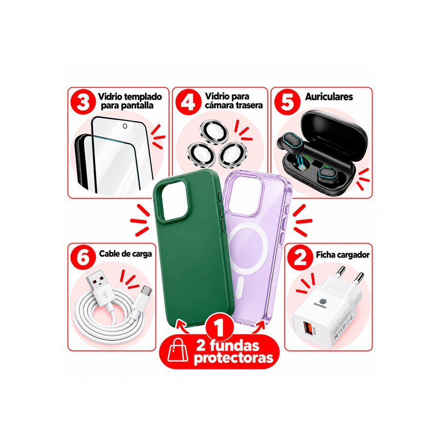 COMBO TOMATE IPHONE 15 - PB0006