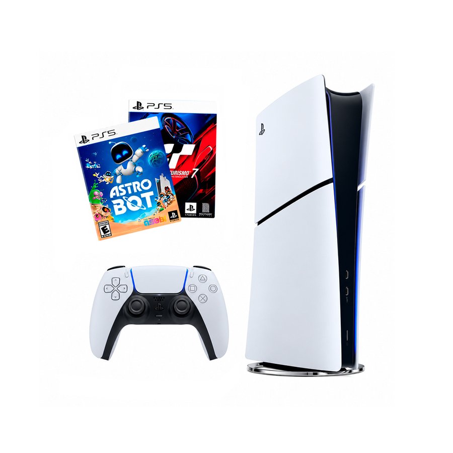 CONSOLA SONY PS5 DIGITAL GT7 + ASTRO 825GB