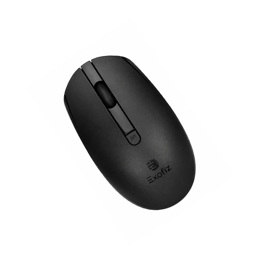 MOUSE  INALAMBRICO EXOFIZ MO-02  COLOR NEGRO