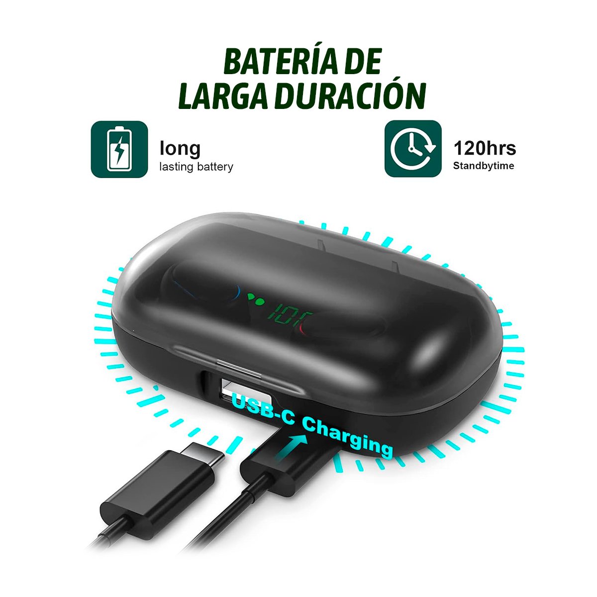 Oferta - AURICULAR INALAMBRICO TOMATE T-BL003 Con 50% OFF
