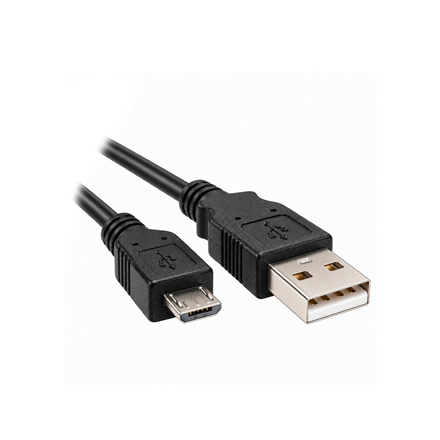 CABLE MICRO USB CORTO BLANCO O NEGRO JK